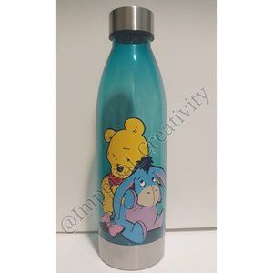 BLUE WINNIE THE POOH AND EEYORE Water Bottle
